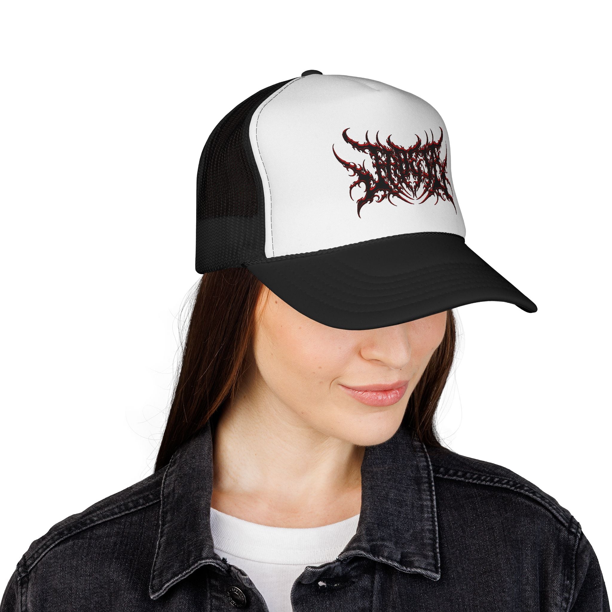 Jade_ia Metal Logo Trucker Hat