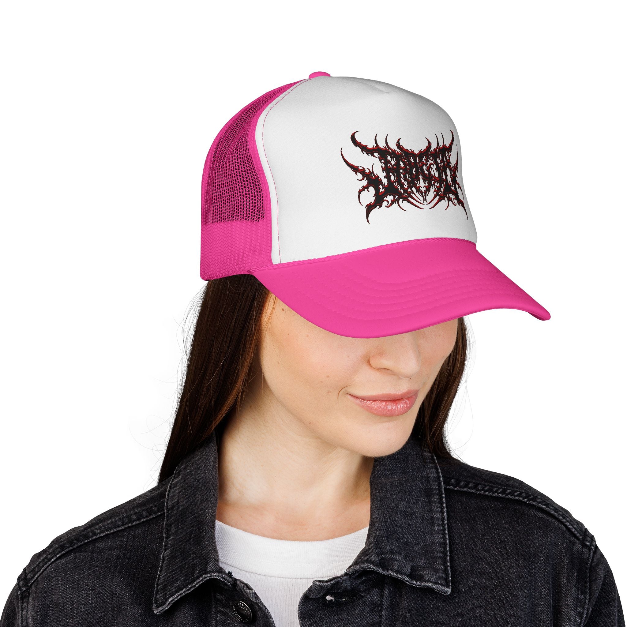 Jade_ia Metal Logo Trucker Hat