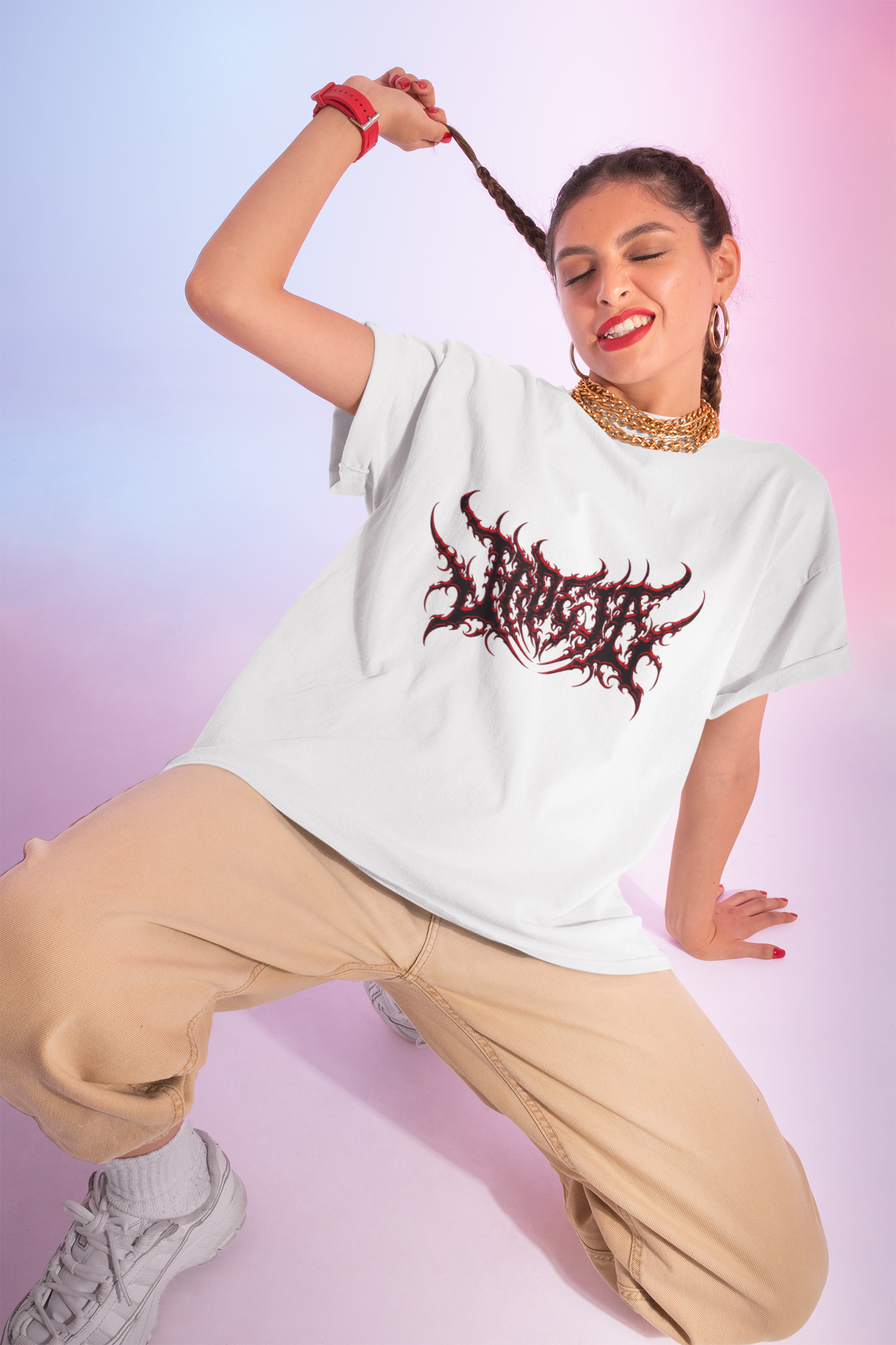 Jade_ia Metal Logo Softstyle Tee
